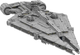 4D Puzzle Star Wars Imperial Light Cruiser 265 elementów (0714832514030) - obraz 3