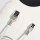 Кабель Baseus Cafule Metal Data Type-C 66W (1m) white - изображение 6