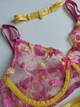 Сексуальный комплект нижнего белья с поясом и чокером Sexy S желто-розовый (8-61) - изображение 6