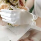 Женские элегантные перчатки с жемчугом honey fashion accessories one size (XS/S/M) белый (7-45) - изображение 1