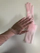 Фатинові довгі рукавички однотонні honey fashion accessories one size (S/M/L) рожевий (7-21) - изображение 4