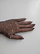 Вечірні рукавички в сітку з декором "сяючі камінці" honey fashion accessories S/M/L чорний (7-34) - зображення 5