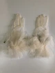 Фатиновые перчатки с бусинами honey fashion accessories one size (S/M/L) бежевый (7-52) - изображение 5