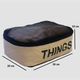 Сумка хлопковая для вещей 30x20x10 THINGS (Бежевая) - изображение 3