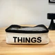Сумка хлопковая для вещей 30x20x10 THINGS (Бежевая) - изображение 1