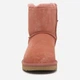 Женские угги низкие замшевые с мехом UGG 391388208 40 26 см Розовые (1159796217) - изображение 4