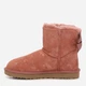 Женские угги низкие замшевые с мехом UGG 391388208 40 26 см Розовые (1159796217) - изображение 5