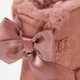 Женские угги низкие замшевые с мехом UGG 391388208 40 26 см Розовые (1159796217) - изображение 7