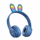 Беспроводные наушники UK-B12 с микрофоном (с ушками, Bluetooth 5.0, AUX, полноразмерные) - Синий - изображение 1