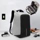 Городской рюкзак антивор под ноутбук 15,6" Бобби Bobby с USB Серый - изображение 5