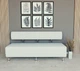 Диван офисный Tobi Sho Доран-42 без подлокотников 1800x540x750, кожзам Белый 2300 - изображение 4