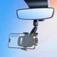 Автомобільний тримач HOCO Waves rearview mirror car holder H17 4.7-7" black - зображення 7