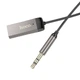Адаптер HOCO Benefit car AUX BT receiver with cable E78 |BT5.3, 1.2m| серый - изображение 2