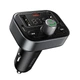 Адаптер автомобільний Baseus S-09 Pro Series Car FM Transmitter BT5.3 PD/QC 18W/2.4A black - зображення 1