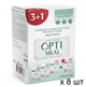 Коробка влажного корма для котов Optimeal Adult Cats Multi Taste набор 3+1 № 4 с разными вкусами 340 г х 8 шт - изображение 1