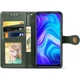 Шкіряний чохол книжка GETMAN Gallant (PU) для Xiaomi Redmi Note 9 / Redmi 10X Зелений - зображення 3