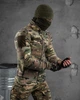 Тактична флісова кофта вставками з плащової тканини Tactical Fleece Jacket Multicam XL - зображення 6