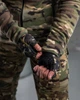 Тактична флісова кофта вставками з плащової тканини Tactical Fleece Jacket Multicam XL - зображення 8
