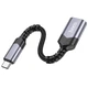 Перехідник HOCO Type-C male to USB female 3.0 converter UA24 grey - зображення 4