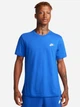 Футболка бавовняна довга чоловіча Nike M Nsw Club Tee AR4997-480 S Синя (0196968746613) - зображення 1