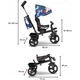 Детский велосипед Lionelo Haari Blue Navy (LO-HAARI BLUE NAVY) - изображение 4