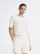 Футболка оверсайз женская Calvin Klein 123854030 M Молочная (1159796595) - изображение 1