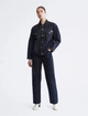 Джинсовая куртка женская Calvin Klein 534590032 XL Синяя (1159796615) - изображение 4
