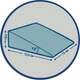 Подушка ортопедическая Клин при рефлюксе Широкий 73х73х15см Olvi J2540SW 73x72.5 см - изображение 7