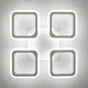 Люстра світлодіодна LUMINARIA ROOM 60W 4S APP WHITE 220V IP20 з пультом ДУ - зображення 5