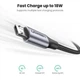 Кабель UGREEN US290 Micro USB 2.0 Cable 1M Metal/Black (UGR-60146) (UGR-60146) - изображение 3