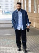Джинсовая куртка мужская Uniqlo 694778482 L Синяя (1159796439) - изображение 6