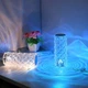 Настольная лампа ночник Роза RGB Crystal Rose. Проекционный светильник торшер Rose Diamond Table Lamp кристалл серсорная c пультом - изображение 7