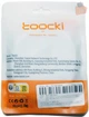Органайзер для проводів, кабелів Toocki (білий), багаторазова нейлонова стрічка-липучка (стяжка) 10 мм х 5 м - зображення 3
