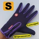Сенсорные ветрозащитные перчатки B-Forest черно-фиолетовые S, Windstop + Touch - изображение 2