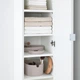 Коробка с зеркальной крышкой IKEA САКСБОРГА, пластик пробка, 24x17 см, 803.918.82 - изображение 9