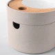 Коробка с зеркальной крышкой IKEA САКСБОРГА, пластик пробка, 24x17 см, 803.918.82 - изображение 13