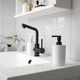 Набор для ванной IKEA СТУРАВАН, 3 шт., белый, 704.290.03 - изображение 4