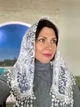 Праздничный платок Fashion Ангелина 80*80 см белый 2 - изображение 6