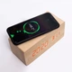 Настольные деревянные часы с беспроводной зарядкой UFT Wood Wireless clock - изображение 2