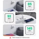Мережевий зарядний пристрій UGREEN CD243 PD 40 W Smart Fast Charger&nbsp;2хType-C White (10343) - зображення 4