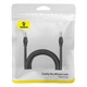 Круглый Патч Корд Сетевой Кабель LAN Baseus Cat5 Ethernet UTP Patch Cable RJ45-RJ45 |до 1Гбит/с| 5 м | Черный - изображение 11
