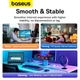 Патч Корд Сетевой Кабель LAN Baseus Cat 7 Ethernet UTP Patch Cable RJ45-RJ45 |до 10Гбит/с| 5 м | Черный - изображение 5