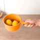 Ковш пластиковый 1 литр с ручкой Оранжевый - изображение 1
