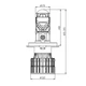 Лампа DECKER LED GL-01 6K H4 H/L - зображення 3