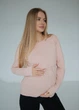 Лонгслив для беременных с секретом для кормления HN S (7626) Пудровый - изображение 3