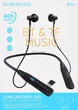 Навушники BOROFONE BE61 Traveller neckband BT earphones Black - зображення 5