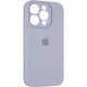 Чехол Fiji Silicone Case Full Camera для Apple iPhone 15 Pro бампер накладка с защитой камеры Lavender Grey - изображение 1