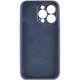Чехол Fiji Silicone Case Full Camera для Apple iPhone 15 Pro бампер накладка с защитой камеры Dark Blue - изображение 2