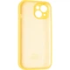 Чехол Fiji Silicone Case Full Camera для Apple iPhone 13 бампер накладка с защитой камеры Sunny Yellow - изображение 3