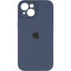 Чохол Fiji Silicone Case Full Camera для Apple iPhone 15 Plus бампер накладка із захистом камери Dark Blue - зображення 2